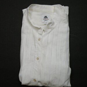 $248 J. Crew Collection Thomas Mason® Tuxedo Shirt Cotton Voile 14